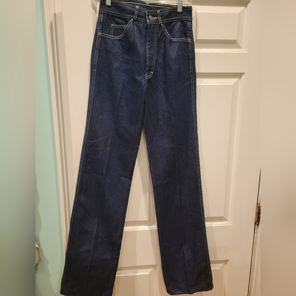 Zeppelin Jeans Rare Vintage 7s Deadstock Zeppelin Dark Denim Jeans